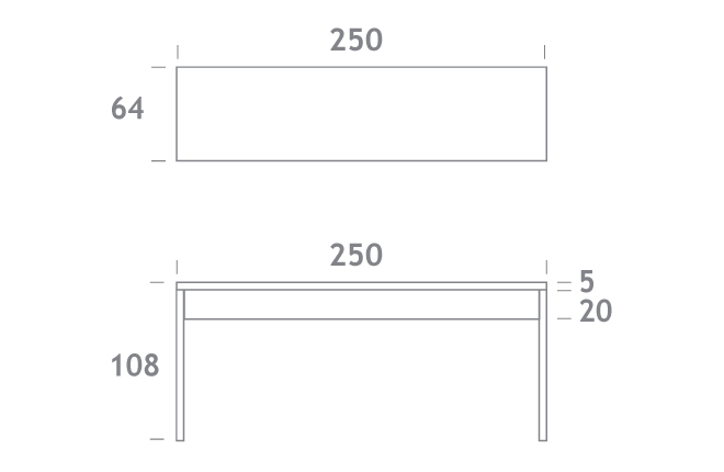 Stehtischbrücke 250