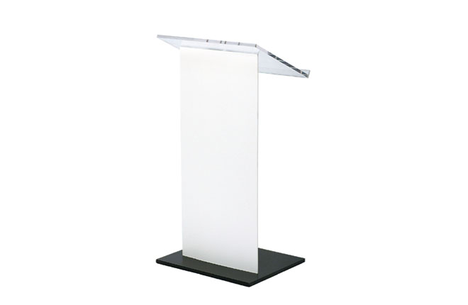 Rednerpult Edelstahl 