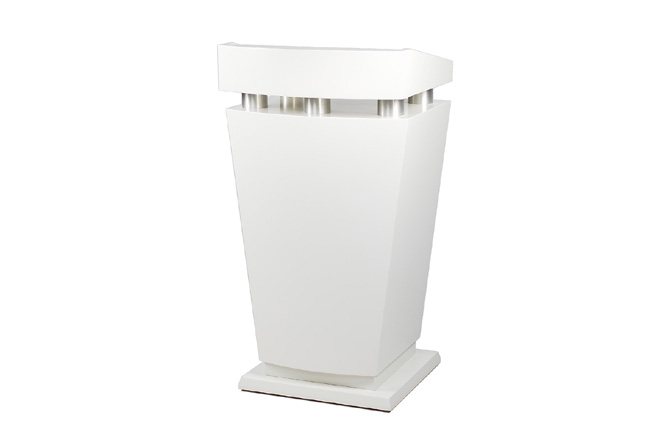 Rednerpult weiß Nr.4