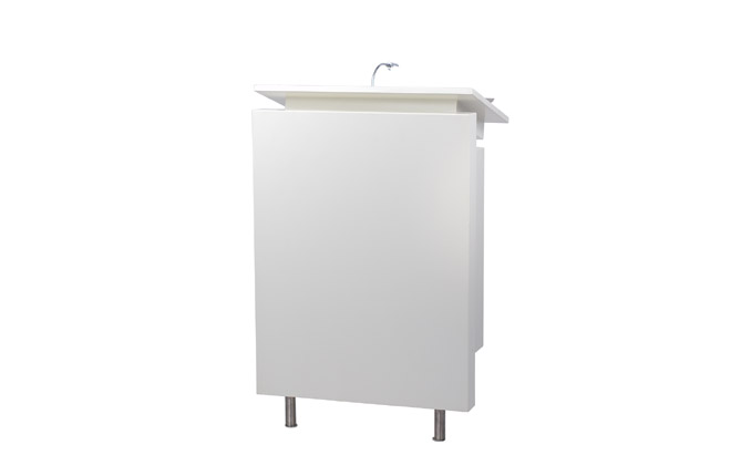 Rednerpult weiß Nr.3