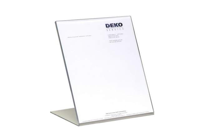 Aufsteller Acryl DIN A4 