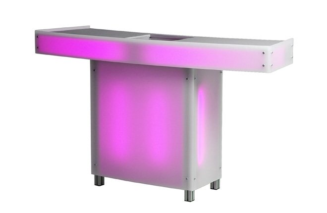 Talktisch 5er Acrylglas