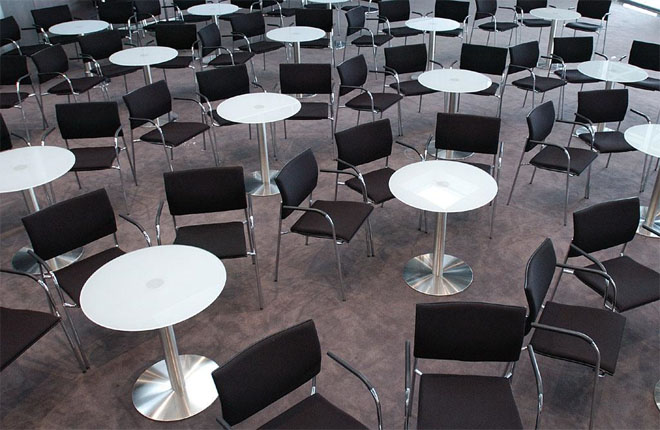 Stehtisch / Tisch Glas 70