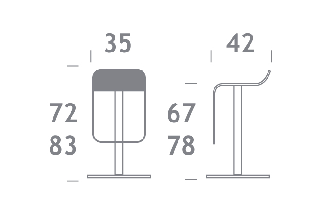 Barhocker Lem schwarz