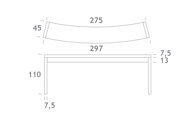 Talktisch 6er weiß Nr.1