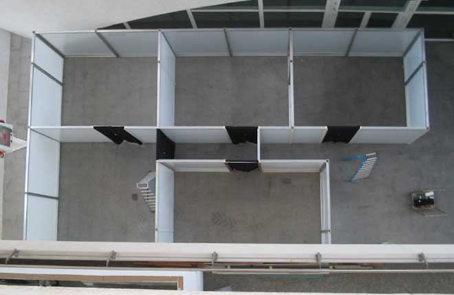 Systembau - Mero Wandsystem 4D