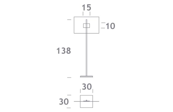 Wegweisständer Leichtbauweise