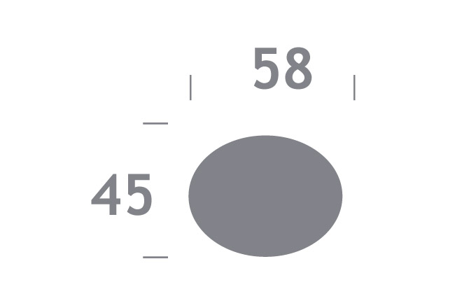 Sitzhocker Olbia orange