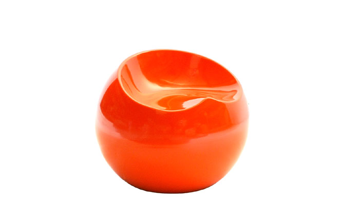 Sitzhocker Olbia orange